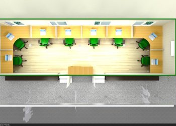 4 contoh Layout Office Container