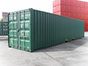 cek spesifikasi container 40 feet, ukuran kontainer 40 Feet panjang 40ft atau 12 m, lebar 8 ft atau 2.4 m, dan tinggi 9.6 ft atau 2.9 m, volume ruang sekitar 67.5 m3.