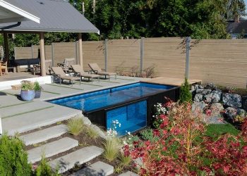 Modifikasi Kontainer Menjadi Kolam Renang