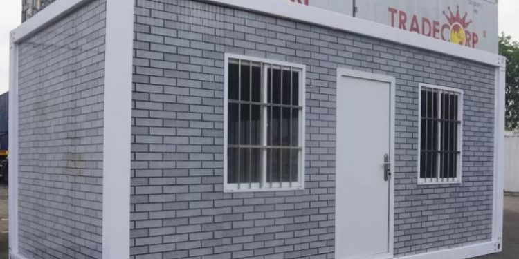 ModBox, Solusi Kantor Proyek Masa Depan 4 modbox container , rumah kost murah