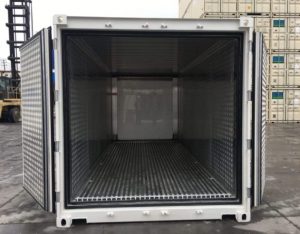 bagian dalam refrigerated container yang cocok untuk vaksin