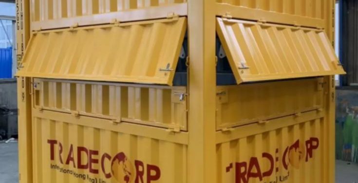 container 10 feet igh cube