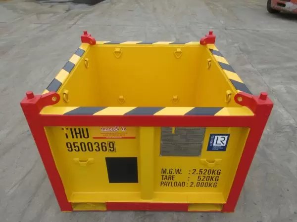 4’X4’X3’ BASKET DNV SHIPPING CONTAINER