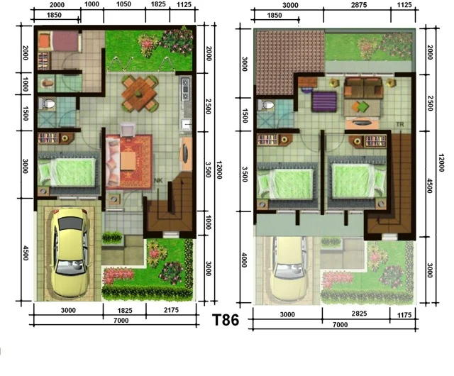 Desain rumah minimalis luas tipe 90