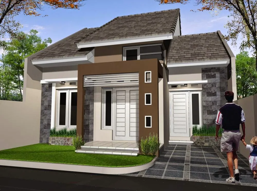 Desain Model Rumah Sederhana Tipe 54