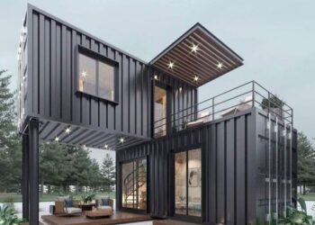 rumah kontainer bekas, tipe container, mess kerja