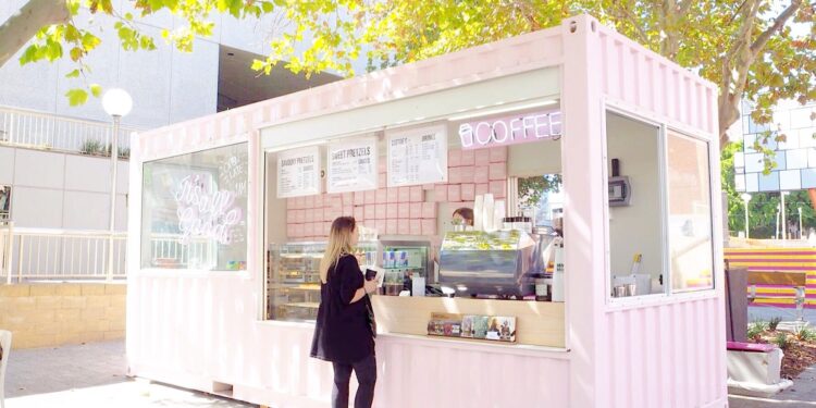 Jual Kios Kontainer Minimalis Berkualitas Lengkap Harga & Desain 8 kios kontainer minimalis, model container box