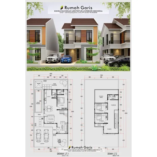 Bentuk Rumah Minimalis 2 Lantai Kamar 3