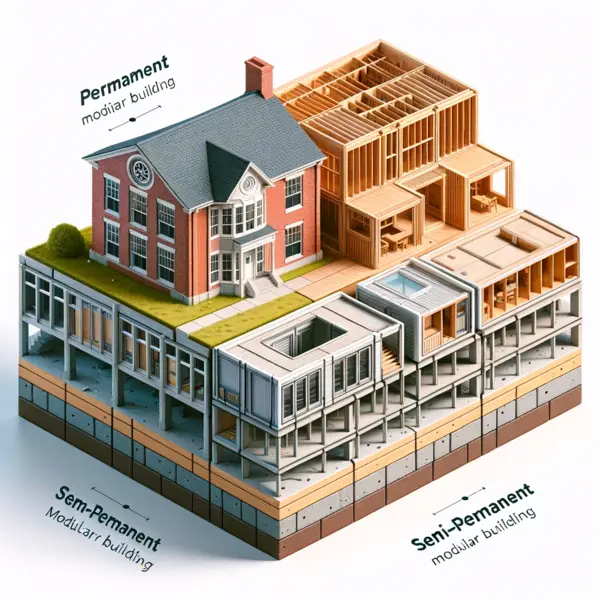 Perbedaan Bangunan Permanen dan Semi Permanen dari Material Konstruksinya