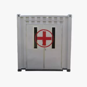 20′ EMERGENCY UNIT CONTAINER (GREY WHITE RED)