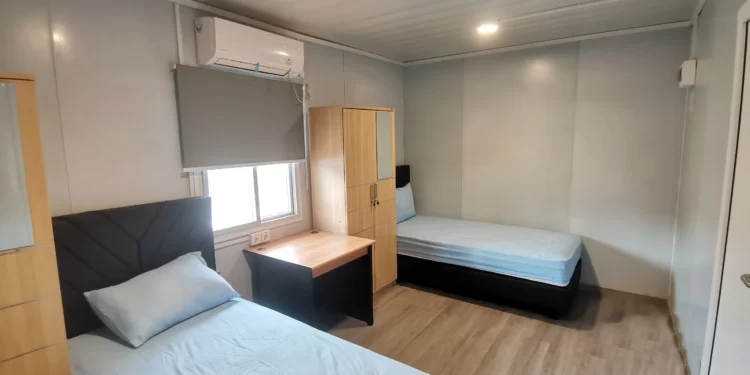 Desain Kamar Kontainer Interior Bangunan Modular