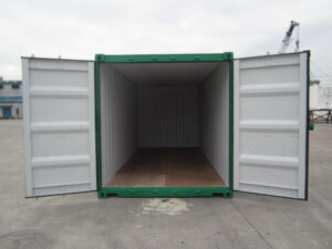 Volume container 20 feet standar dan high cube