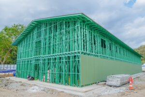 function of modular steel frame