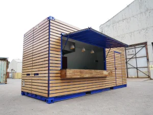  Desain Outlet Makanan, cafe container, booth container