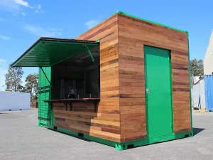  Desain Outlet Makanan, cafe container, booth container