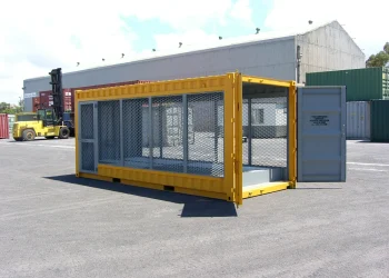 Ruang Penyimpanan Tabung Gas Bertekanan dari Kontainer Dangerous Goods 7