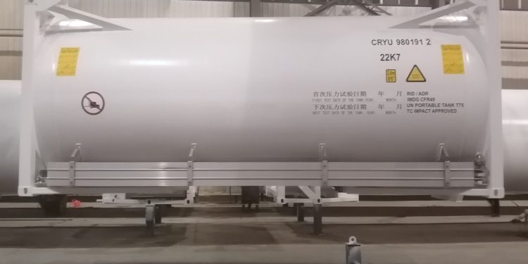 T75 CRYOGENIC ISO TANK sebagai Tangki Nitrogen Cair