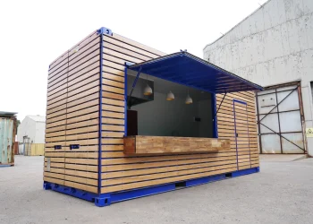 Desain Container Jualan Minimalis Ukuran 20 Feet