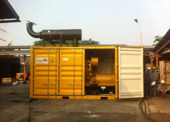 Rumah Genset dari Kontainer Modifikasi