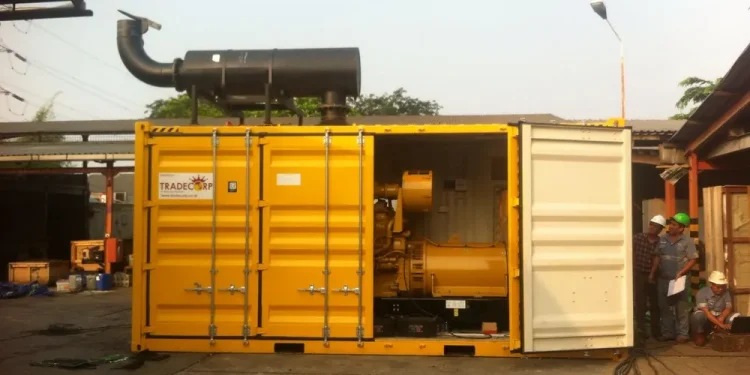 Rumah Genset dari Kontainer Modifikasi