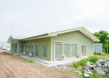 Desain Dapur Umum Modern dari Konstruksi Baja Ringan LGS