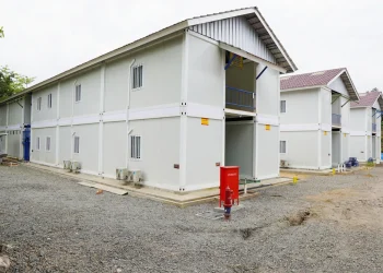 Rumah Modular Dibuat 2 Lantai