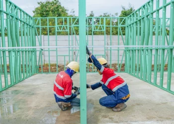 Pemasangan Konstruksi Baja 1