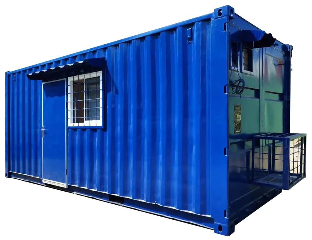 Container 20 Feet sebagai Office & Toilet 1