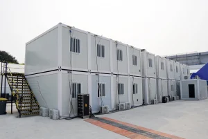 Bangunan Modular Tradecorp di Ajang Formula E Jakarta