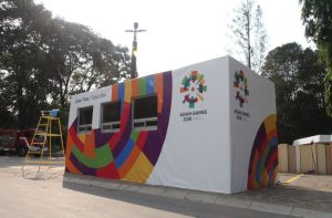 Loket Modular, loket portable container, loket container, ticket booth container, ticket portable container, ticket booth