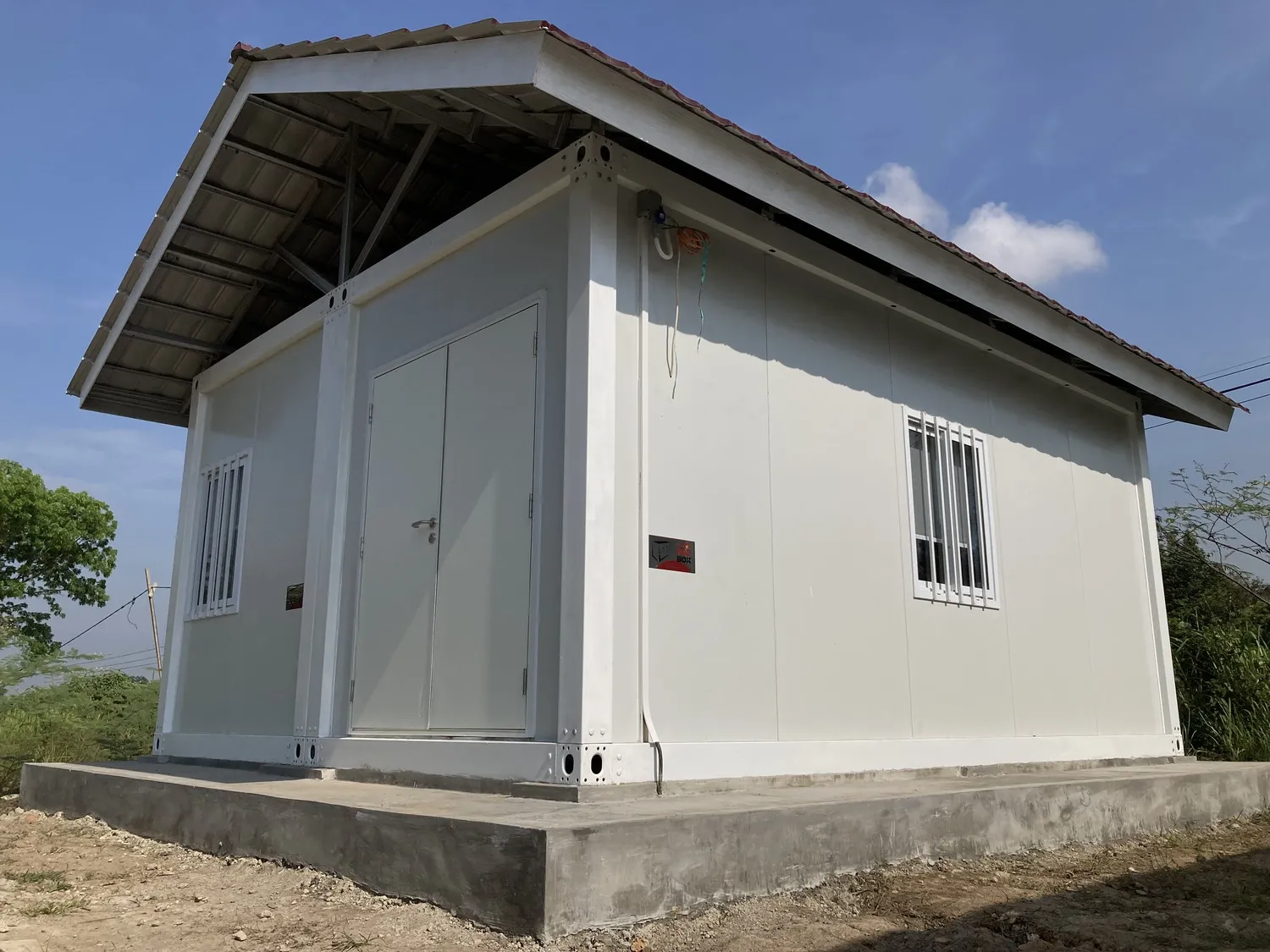 Donga Bangunan Modular Gudang