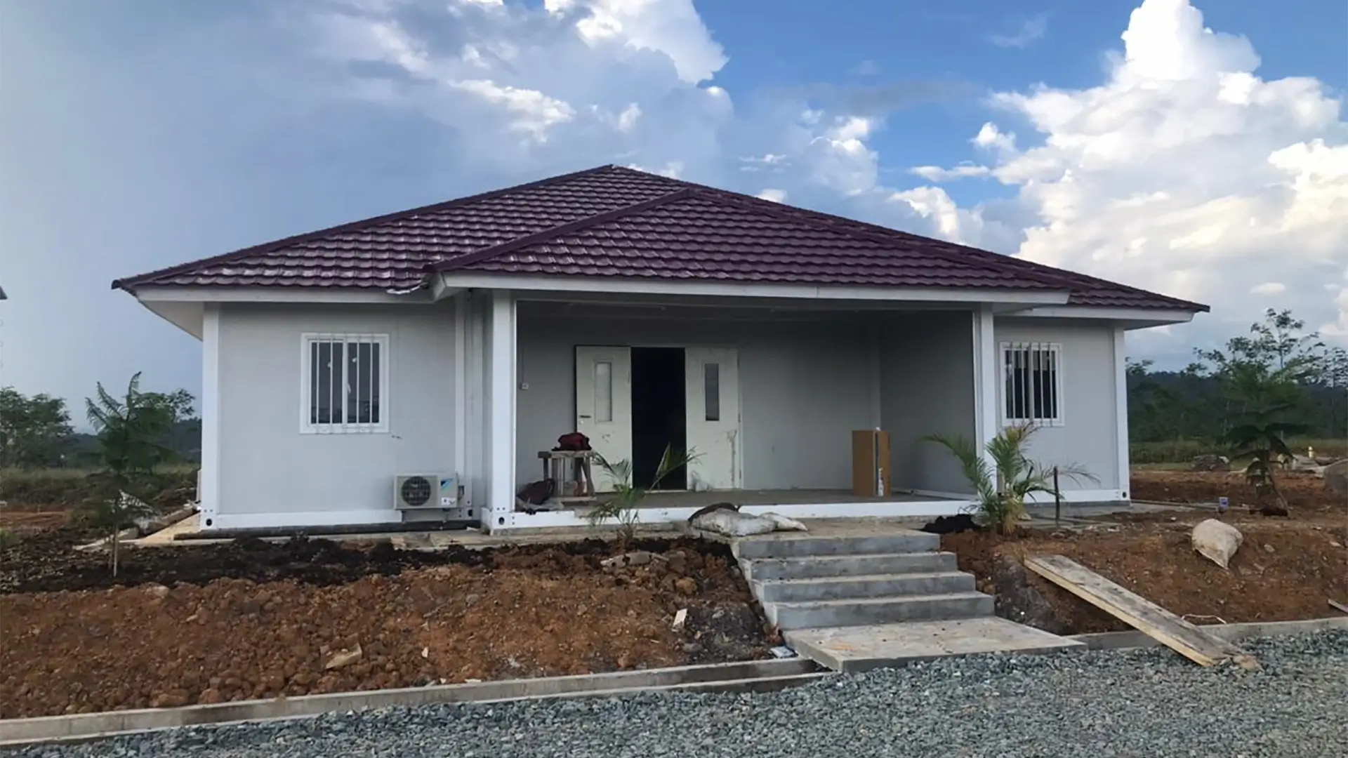 Donga Bangunan Modular Kantin