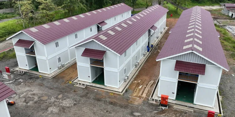 Donga Bangunan Modular Mess Karyawan