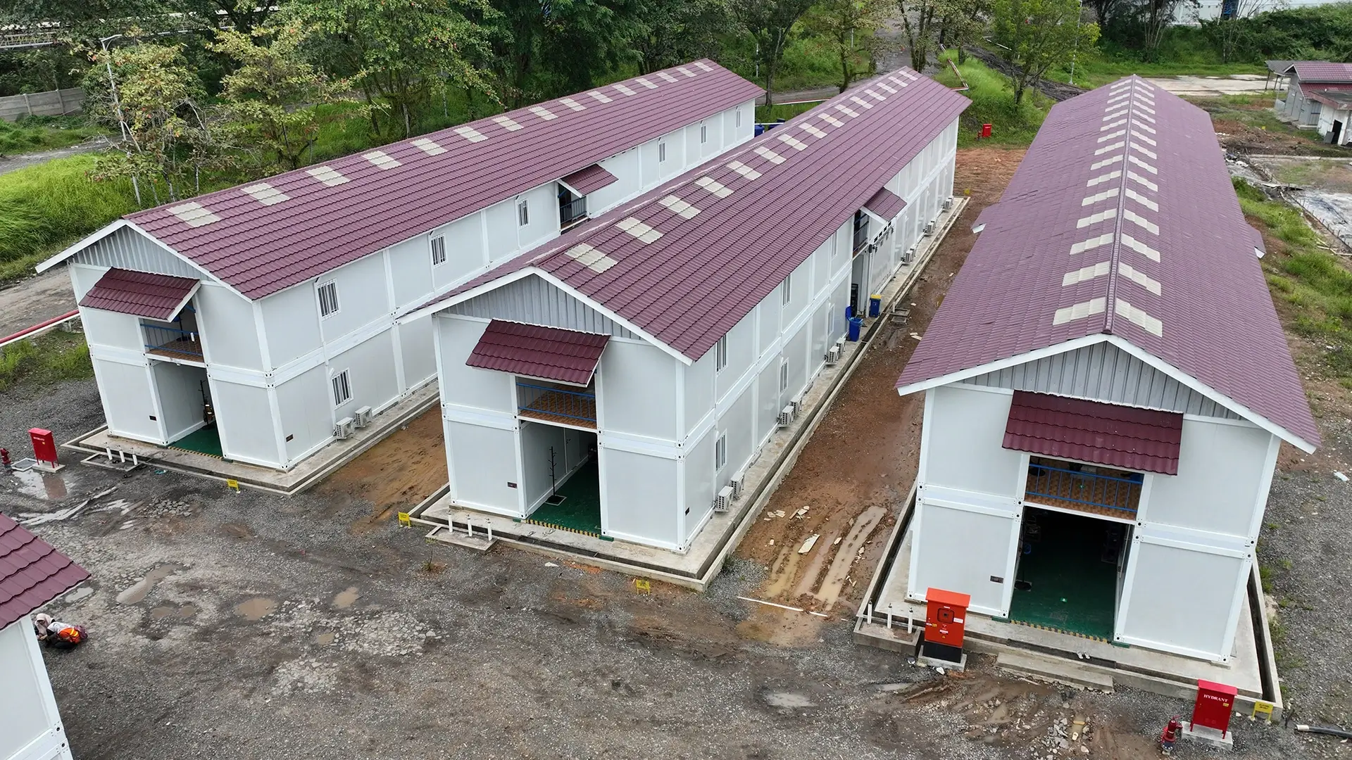 Donga Bangunan Modular Mess Karyawan
