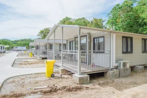 ModHouse. perumahan karyawan, rumah proyek, rumah perkebunan, Perumahan Perkebunan Kelapa Sawit, bangunan modular, rumah modular