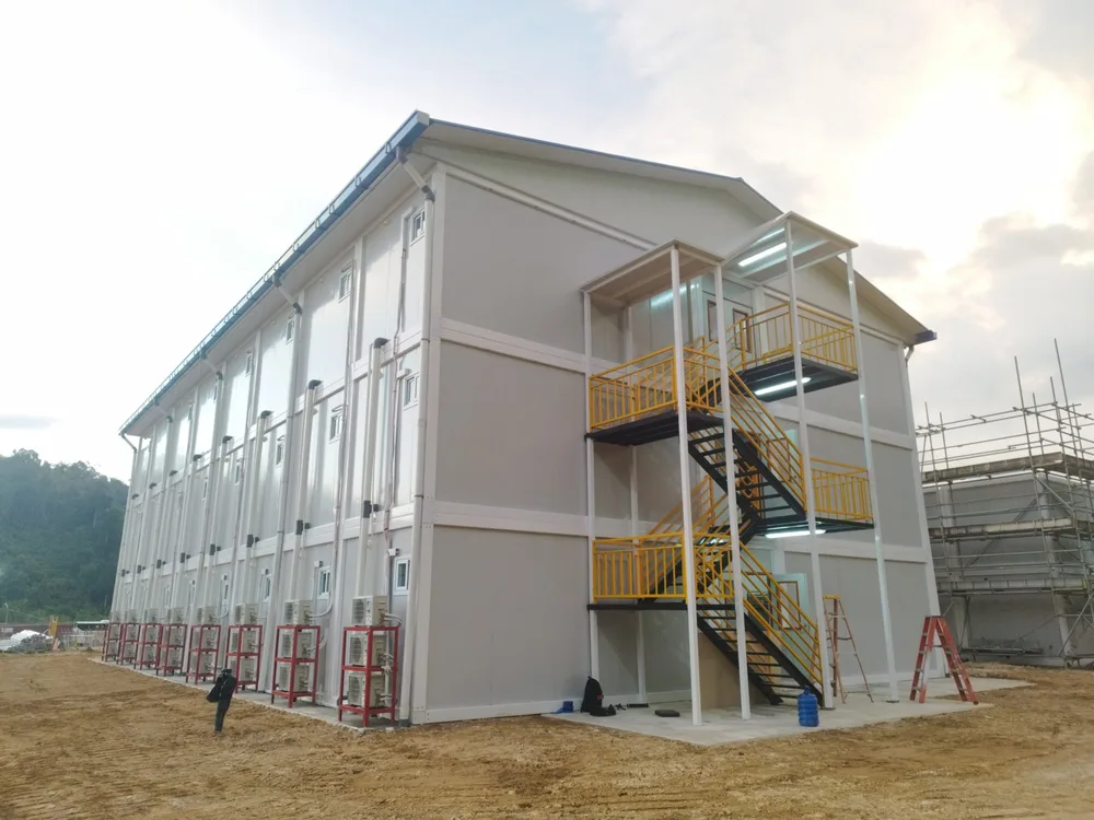 Ruang Kelas Modern Kelas Portabel Opsi Bangunan Sekolah Modular