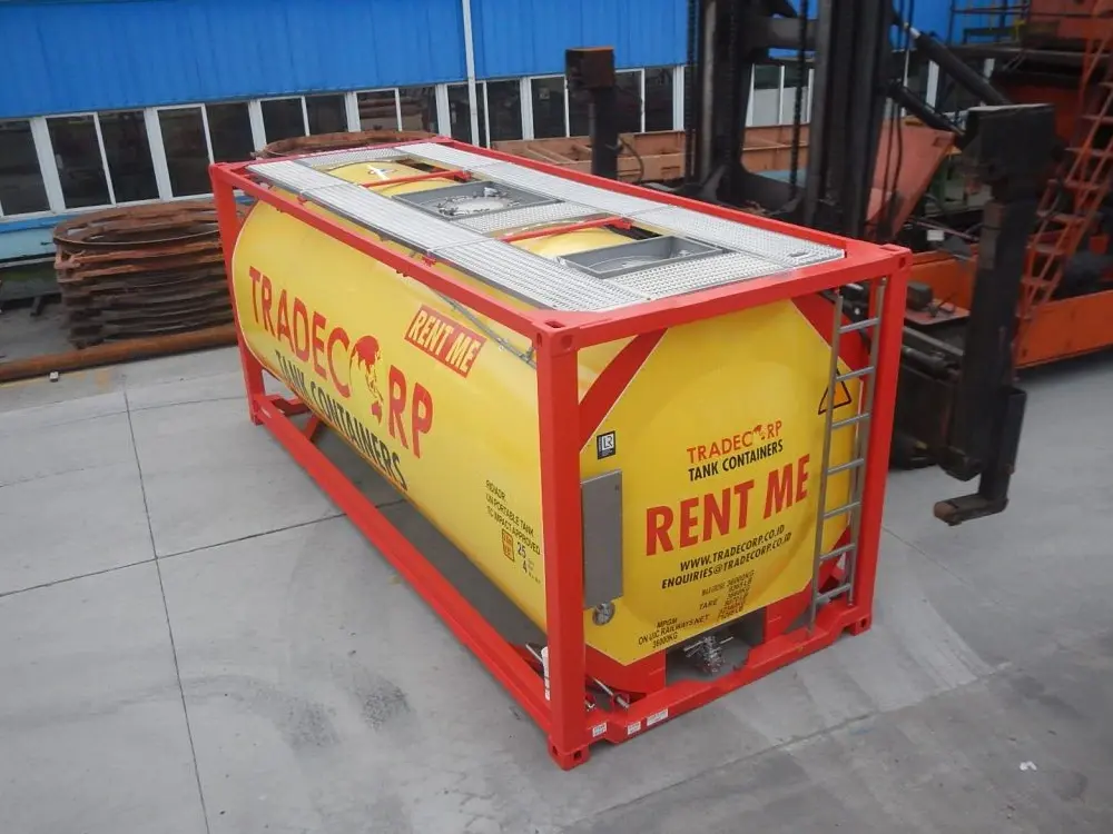Sewa Kontainer Ekspor 20 Feet Jenis ISO Tank