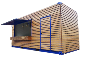 booth tempat jualan, booth container, container booth, container jualan, booth container 20ft