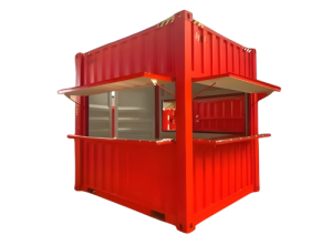 booth tempat jualan, booth container, container booth, container jualan, booth mini