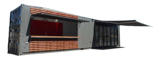 booth tempat jualan, booth container, container booth, container jualan, booth container 40ft
