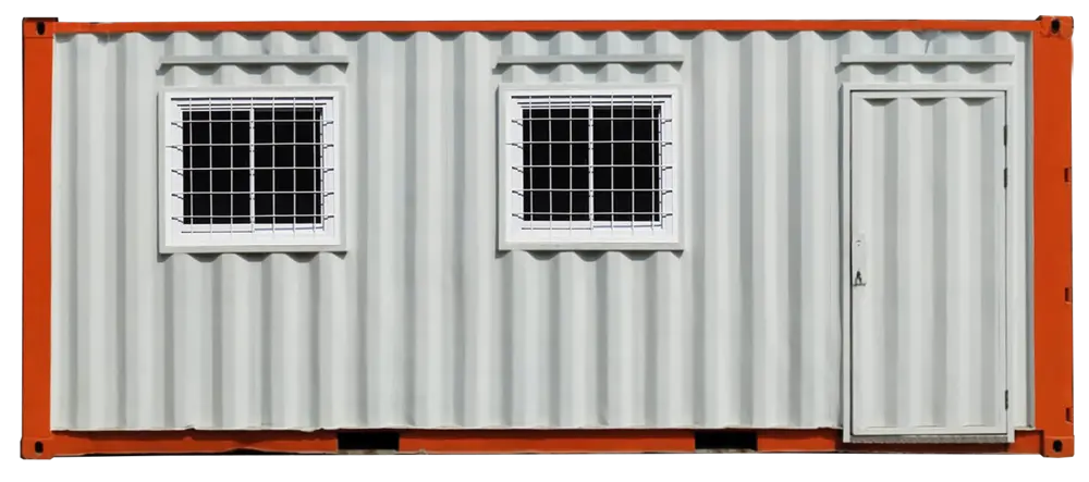 Harga Office Container 20 Feet White & Red 1