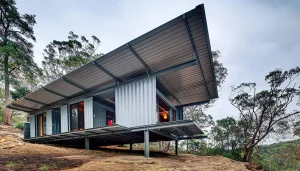 rumah kontainer, container house, akomodasi container
