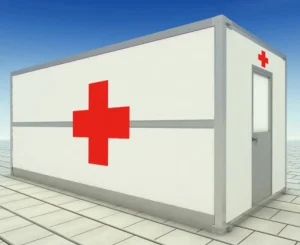 Penggunaan ModSnap, klinik modular, klinik portable