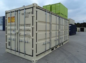 open side, open side container