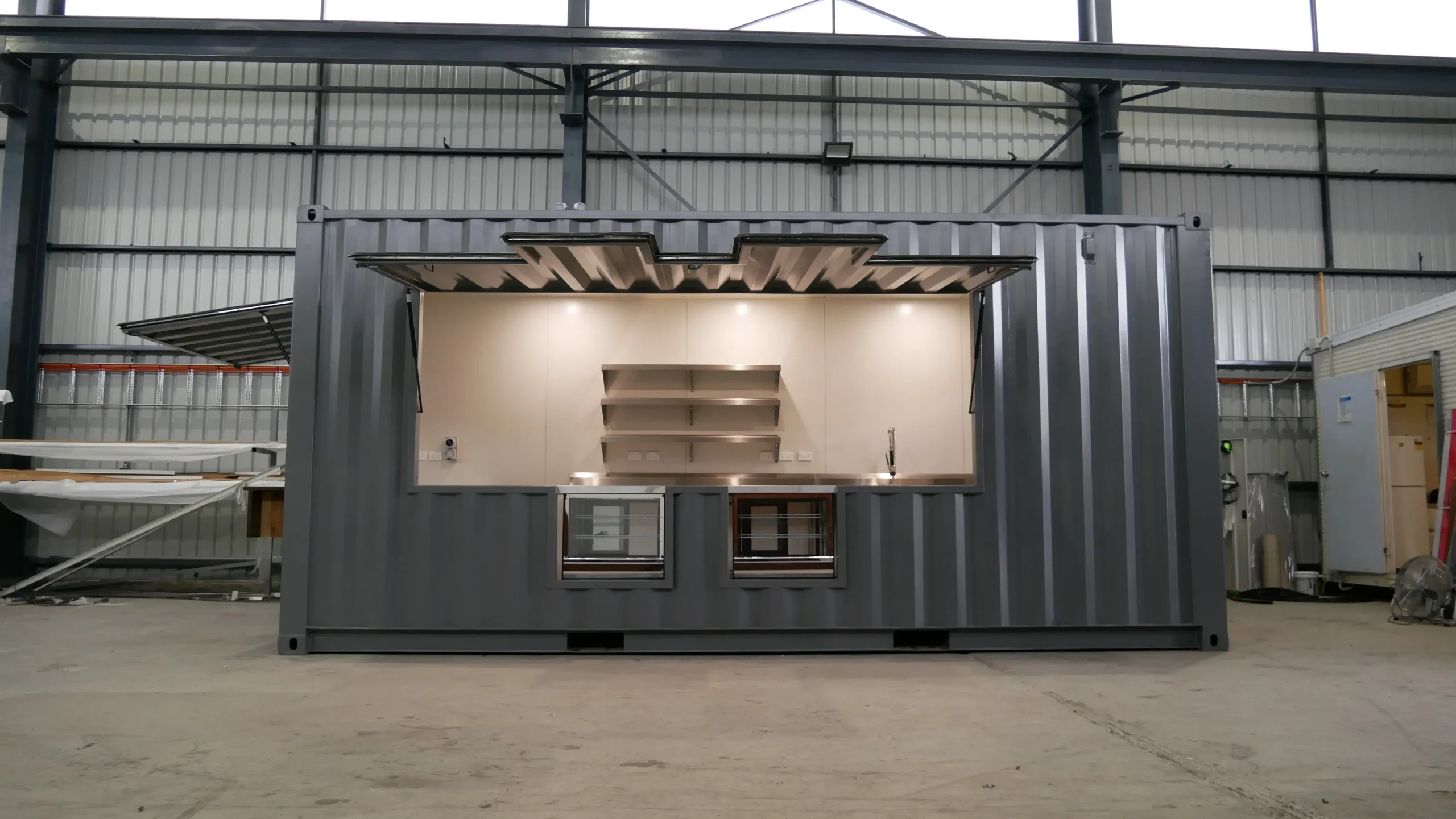 Custom Cafe with Display Cabinets 4