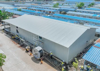 Gudang Prefabrikasi dari Rangka Baja 1