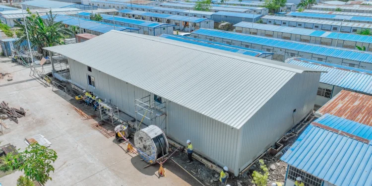 Gudang Prefabrikasi dari Rangka Baja 1