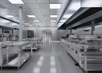 Layout Dapur Catering Rangka Baja RapidFrame 4