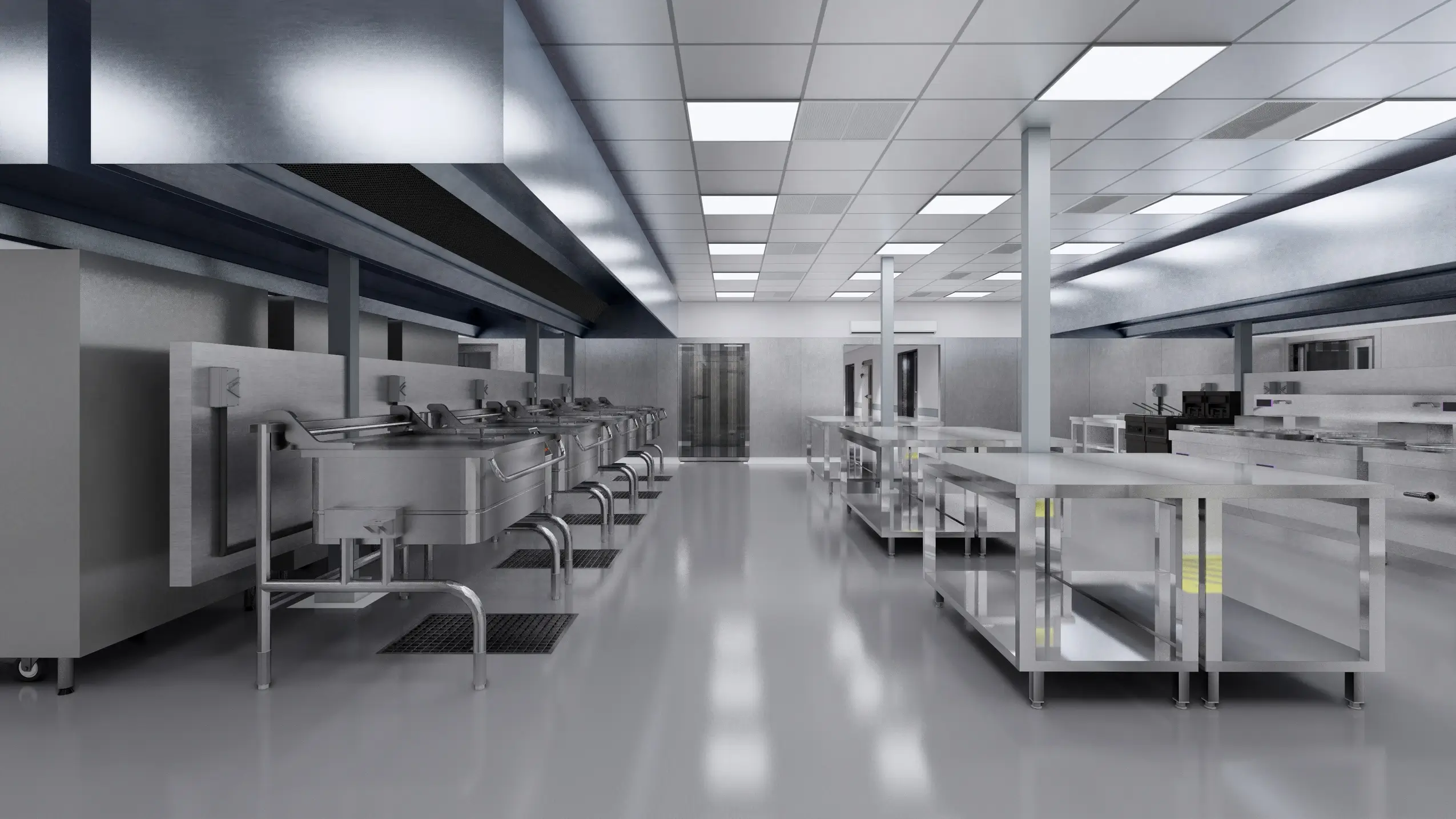 Bangun Dapur Catering Skala Besar dari Rangka Baja 8 Layout Dapur Catering Rangka Baja RapidFrame 5