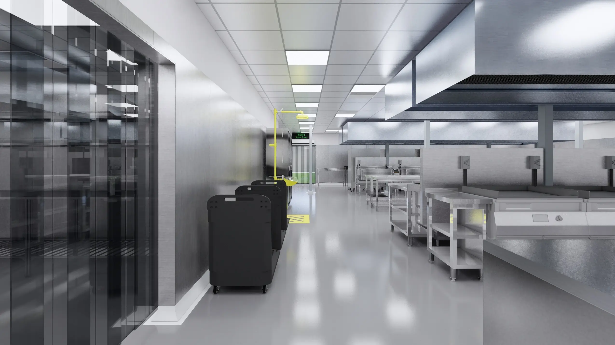 Bangun Dapur Catering Skala Besar dari Rangka Baja 10 Layout Dapur Catering Rangka Baja RapidFrame 7